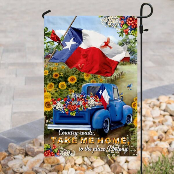 Texas Country Roads Flag PSL166Fv8 - Image 3