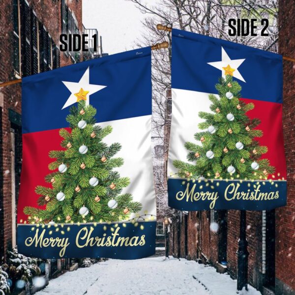 Texas Merry Christmas Flag: Celebrate the Holidays in Lone Star Style - Image 2