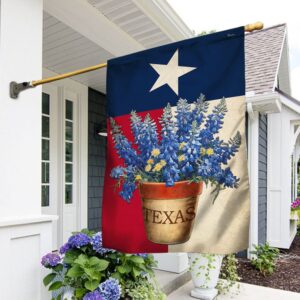 Texas Bluebonnet Flag: TQN1338F State Flower Decor