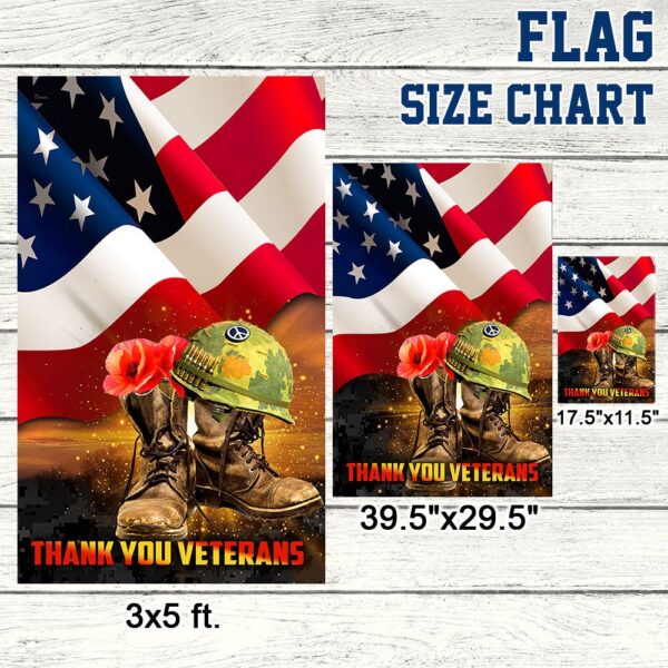 Thank You Veterans Flag: TQN175F - Show Your Support - Image 7