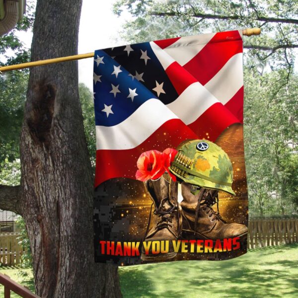 Thank You Veterans Flag: TQN175F - Show Your Support - Image 2