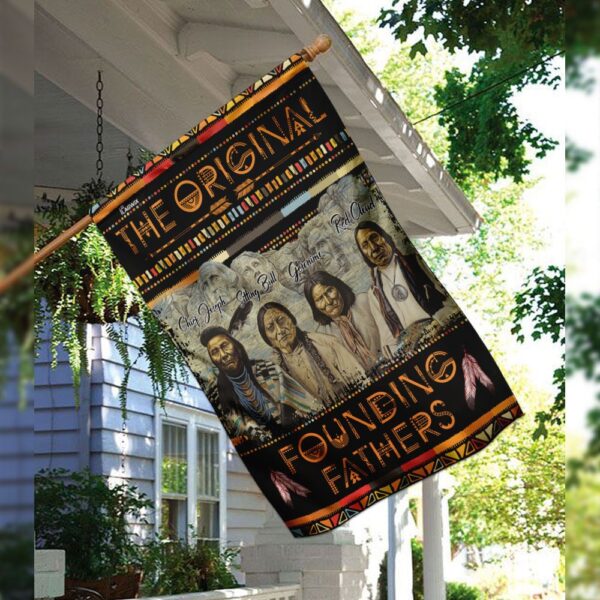 Founding Fathers & Native American History Flag: DDH1918F - Image 3