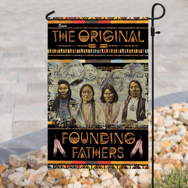 Founding Fathers & Native American History Flag: DDH1918F - Image 8