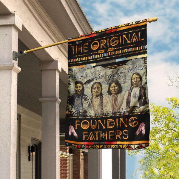 Founding Fathers & Native American History Flag: DDH1918F