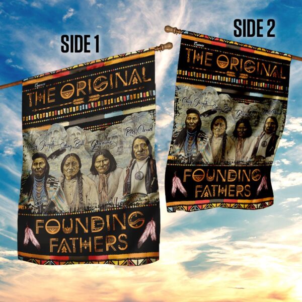 Founding Fathers & Native American History Flag: DDH1918F - Image 5