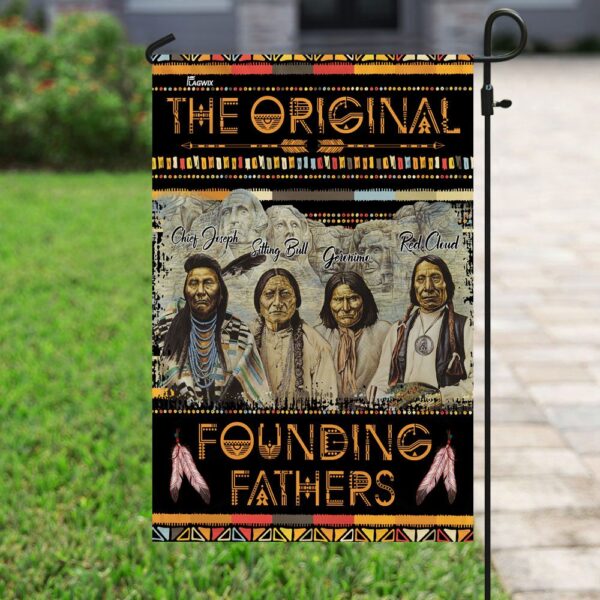 Founding Fathers & Native American History Flag: DDH1918F - Image 6