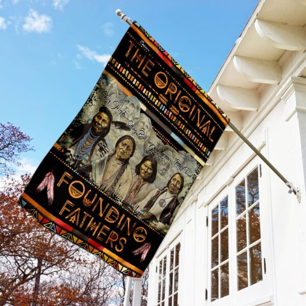 Founding Fathers & Native American History Flag: DDH1918F - Image 2
