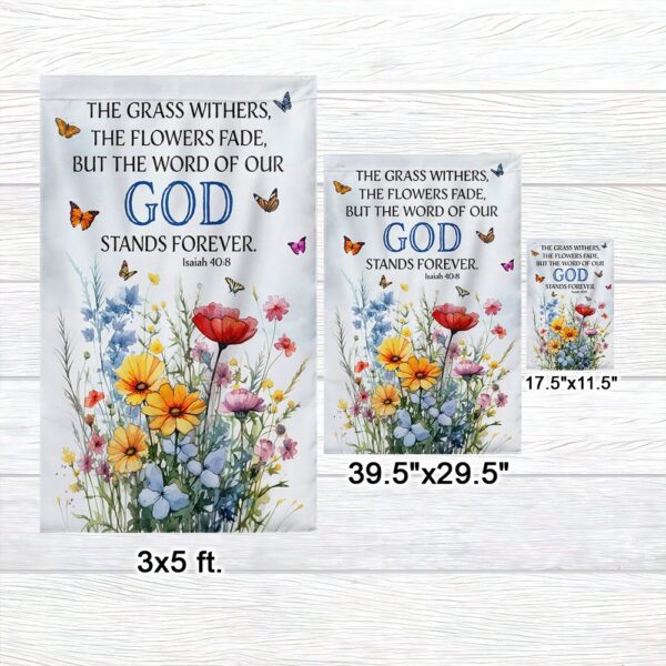 God's Word Endures House Flag - TQN1375F - Image 6