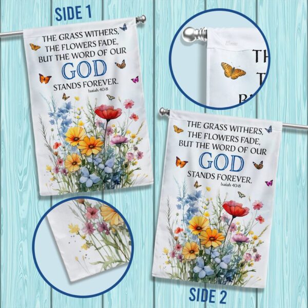 God's Word Endures House Flag - TQN1375F - Image 4