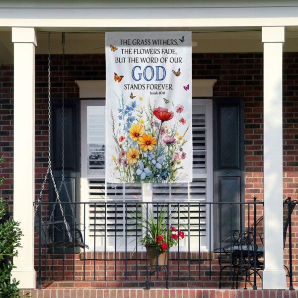 God's Word Endures House Flag - TQN1375F - Image 3