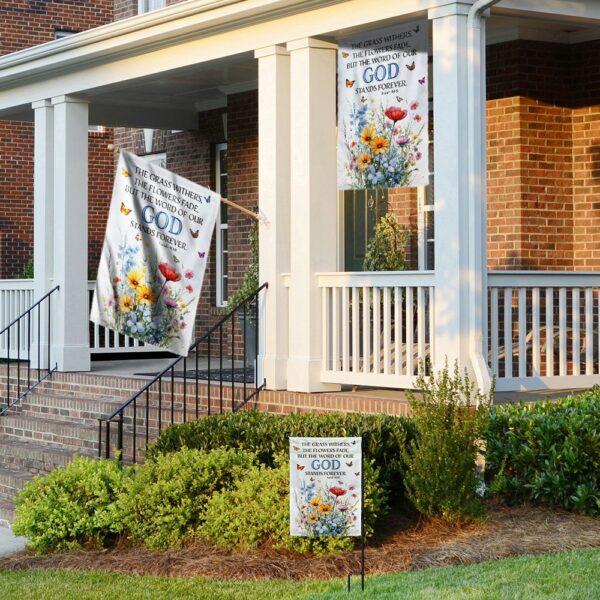 God's Word Endures House Flag - TQN1375F - Image 2