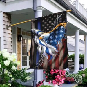 Thin Blue Line American Eagle Flag: PN355F - Show Your Support