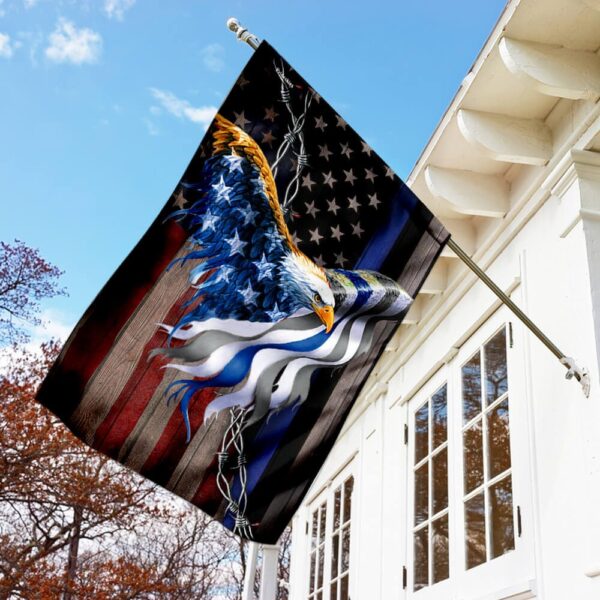 Thin Blue Line American Eagle Flag: PN355F - Show Your Support - Image 2