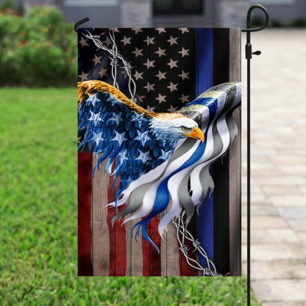 Thin Blue Line American Eagle Flag: PN355F - Show Your Support - Image 6