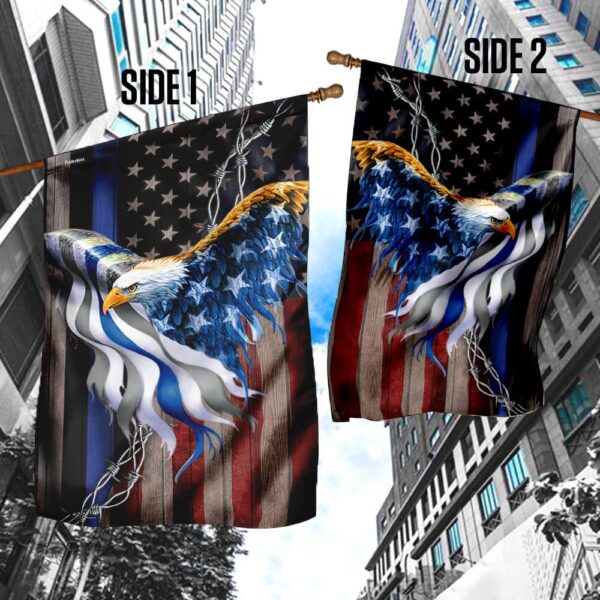 Thin Blue Line American Eagle Flag: PN355F - Show Your Support - Image 5