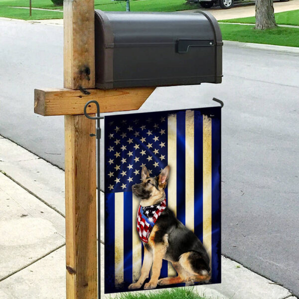 Thin Blue Line German Shepherd Flag PSL271Fv1 - Image 9