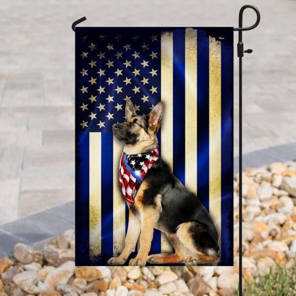 Thin Blue Line German Shepherd Flag PSL271Fv1 - Image 8