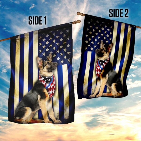 Thin Blue Line German Shepherd Flag PSL271Fv1 - Image 5