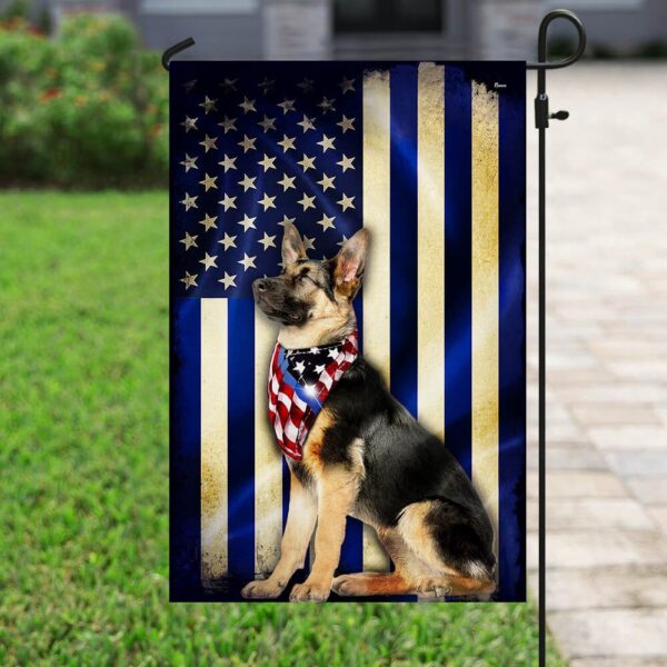 Thin Blue Line German Shepherd Flag PSL271Fv1 - Image 6