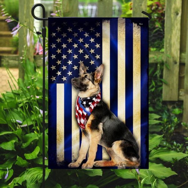 Thin Blue Line German Shepherd Flag PSL271Fv1 - Image 7
