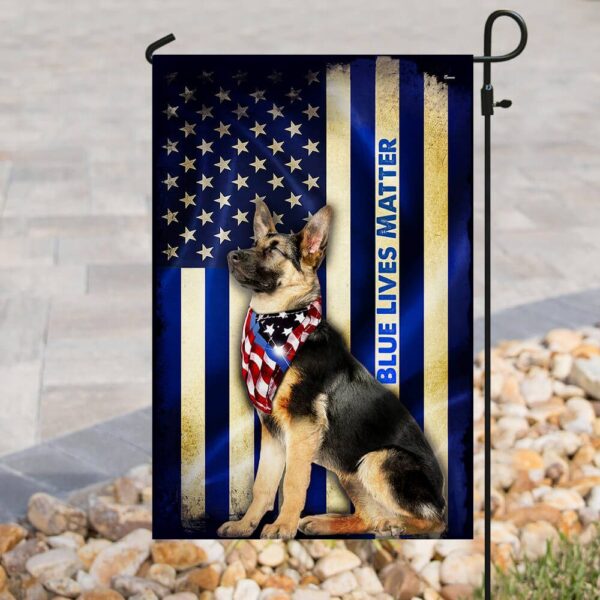 Thin Blue Line German Shepherd Flag PSL271Fv2 - Image 8