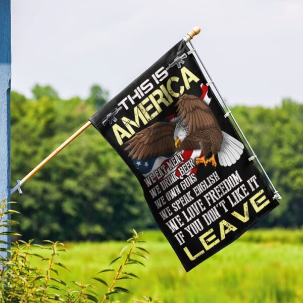 Patriotic Eagle Flag: We Love Freedom - TQN1149F - Image 9