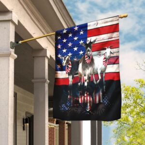 Three Goats American Flag DBX1768F: Patriotic Decor & Outdoor Flags