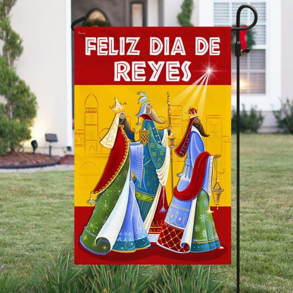 Three Kings Day Spain Flag: Feliz Dia De Reyes Celebration Decor MLN797F - Image 3