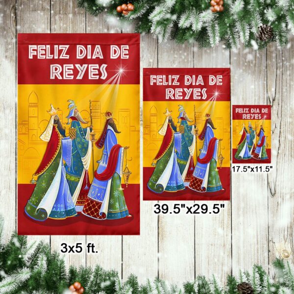 Three Kings Day Spain Flag: Feliz Dia De Reyes Celebration Decor MLN797F - Image 7