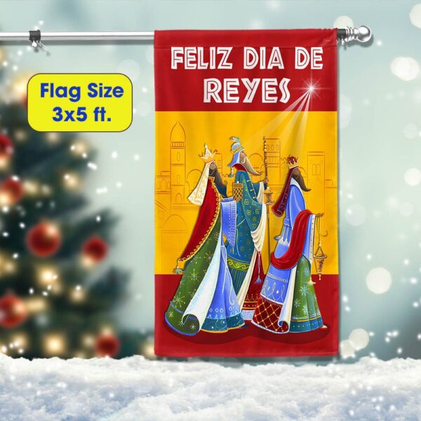 Three Kings Day Spain Flag: Feliz Dia De Reyes Celebration Decor MLN797F - Image 6