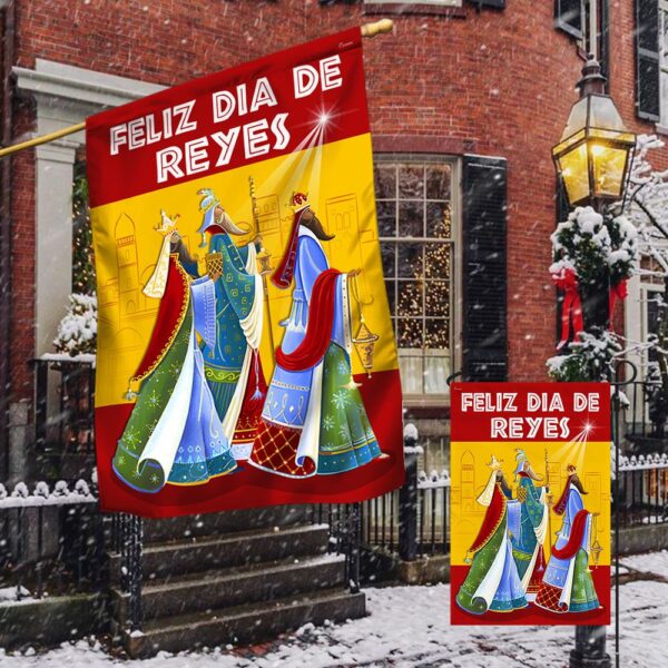 Three Kings Day Spain Flag: Feliz Dia De Reyes Celebration Decor MLN797F - Image 4
