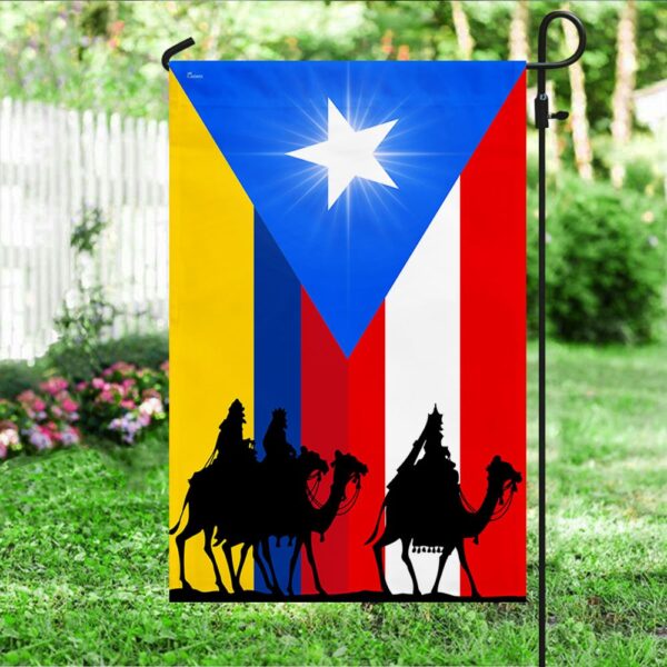 Three Wise Men Flags: Puerto Rico & Colombia - LNT743F - Image 3