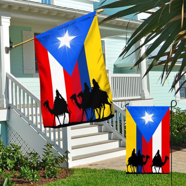 Three Wise Men Flags: Puerto Rico & Colombia - LNT743F - Image 4
