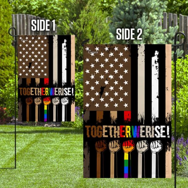 Together We Rise Black Lives Matter Flag THB2195F1 - Image 10