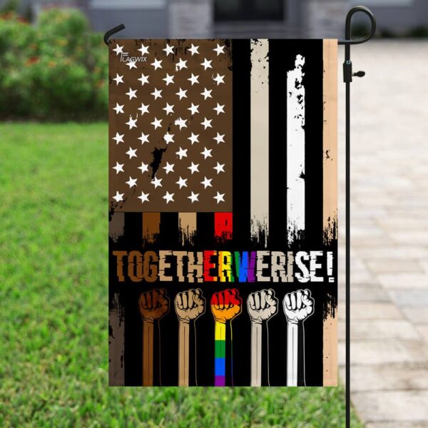 Together We Rise Black Lives Matter Flag THB2195F1 - Image 6