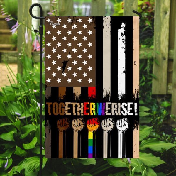 Together We Rise Black Lives Matter Flag THB2195F1 - Image 7