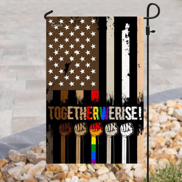 Together We Rise Black Lives Matter Flag THB2195F1 - Image 8
