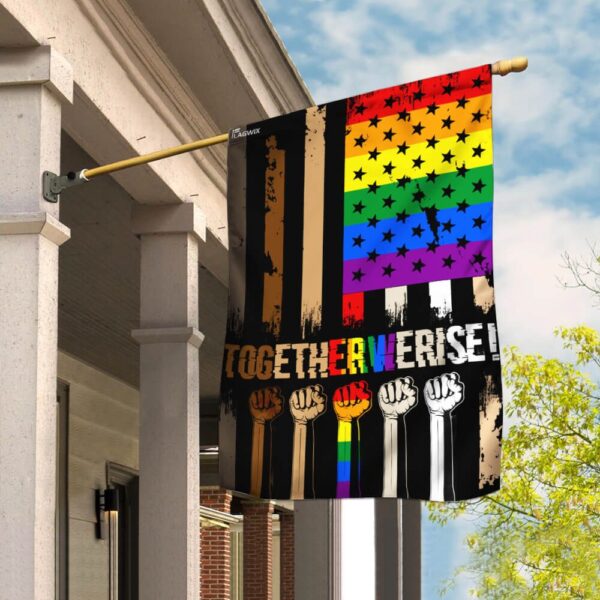 Together We Rise LGBT Pride Flag: Show Your Support