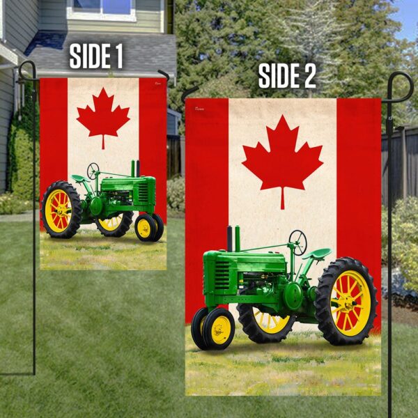 Canadian Flag Tractor T-Shirt: Proud Farmer Apparel - Image 5