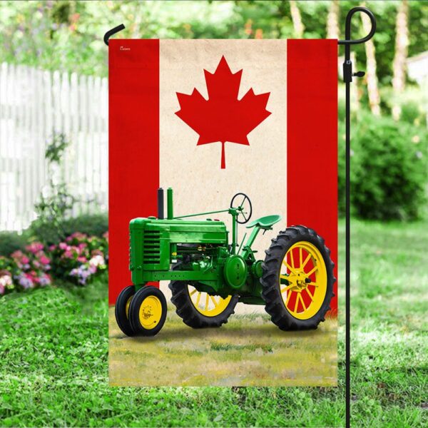 Canadian Flag Tractor T-Shirt: Proud Farmer Apparel - Image 3