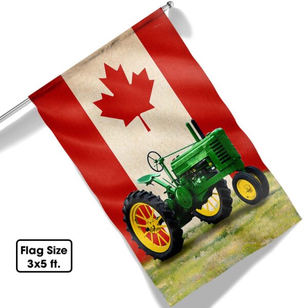 Canadian Flag Tractor T-Shirt: Proud Farmer Apparel - Image 6