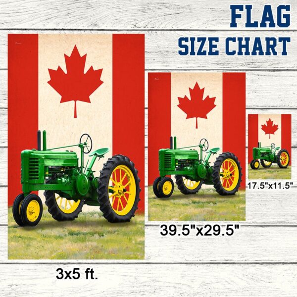 Canadian Flag Tractor T-Shirt: Proud Farmer Apparel - Image 7