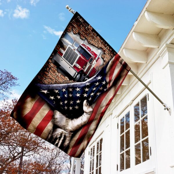 Truck Driver American Flag THN2105 - Image 2