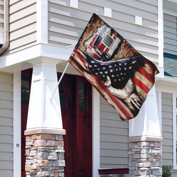 Truck Driver American Flag THN2105 - Image 4