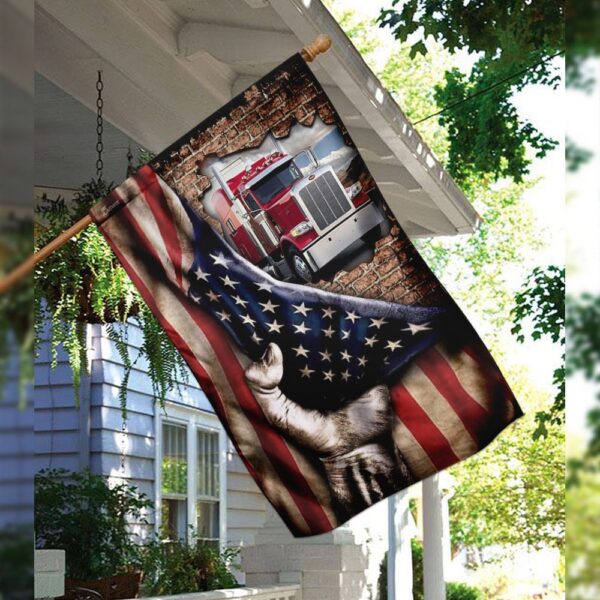 Truck Driver American Flag THN2105 - Image 3