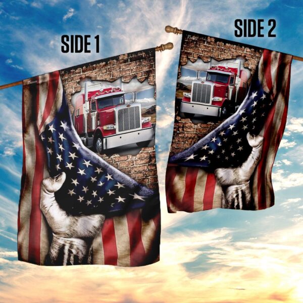 Truck Driver American Flag THN2105 - Image 5