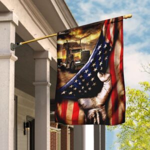 American Flag Trucker Hat THN2021F2: Patriotic Headwear
