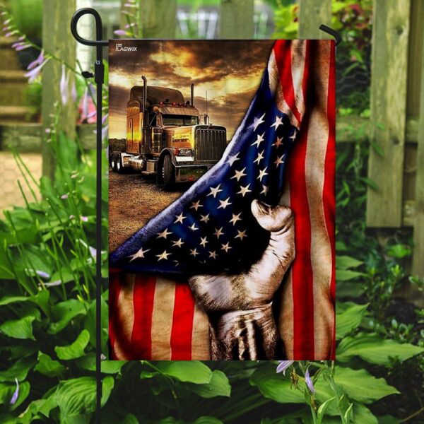 American Flag Trucker Hat THN2021F2: Patriotic Headwear - Image 7