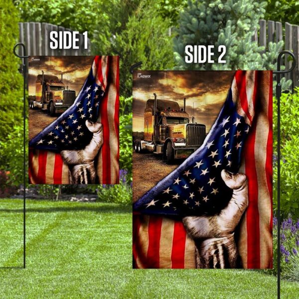 American Flag Trucker Hat THN2021F2: Patriotic Headwear - Image 10