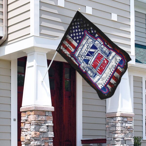 Truckers Move America Flag: THN2021F3 - Support American Truckers - Image 4